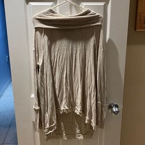 Cow neck shirt size xl